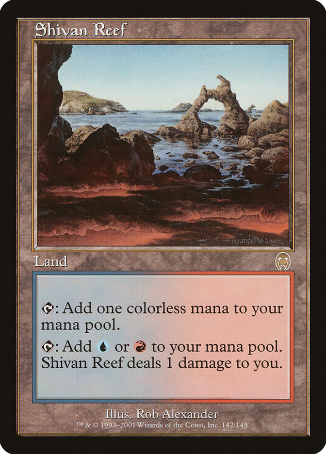シヴの浅瀬 Shivan Reef 英語 Foil APC MTG Shivan Reef | Apocalypse | Star City Games