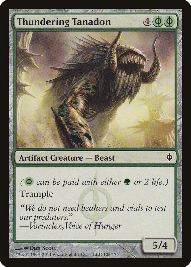 MTG foil ダク•フェイデン　MED RNA Thundering Tanadon | New Phyrexia | Star City Games