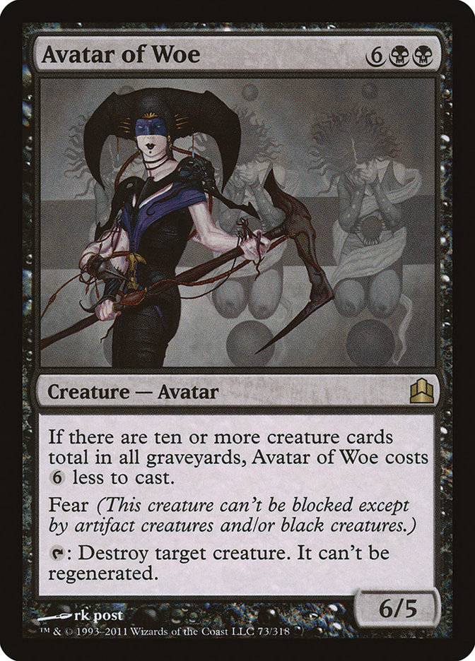 Avatar of Woe | Commander 2011 | Star City Games