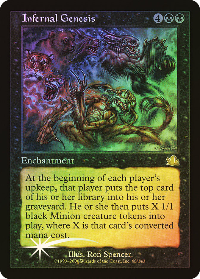 MTG 冥府からの誕生 Infernal Genesis Foil×3 まとめ MTG 冥府からの誕生 Infernal Genesis Foil×3 まとめ