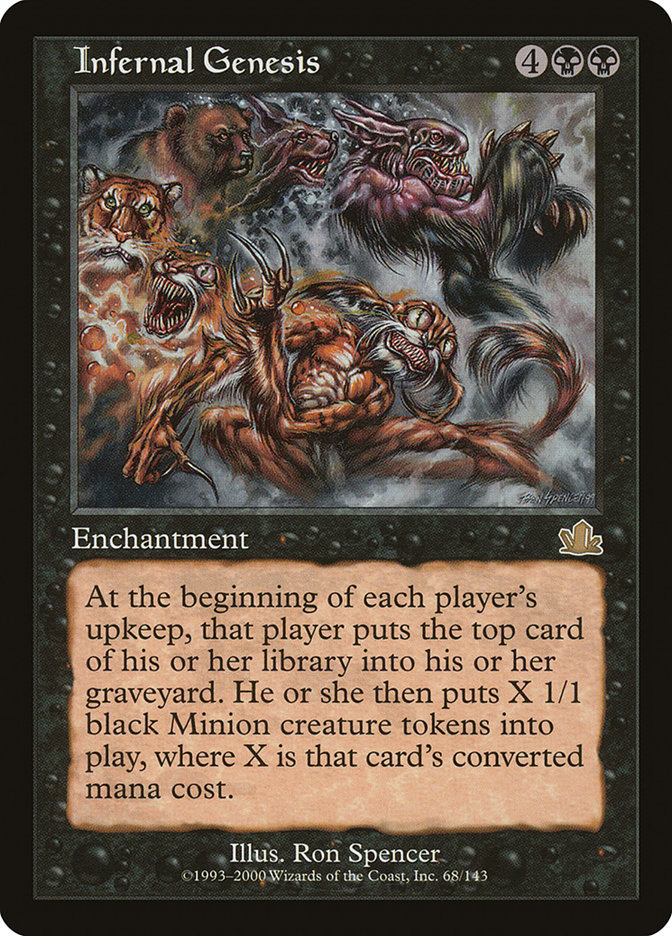 MTG 冥府からの誕生 Infernal Genesis Foil×3 まとめ Infernal Genesis | Prophecy | Star City Games