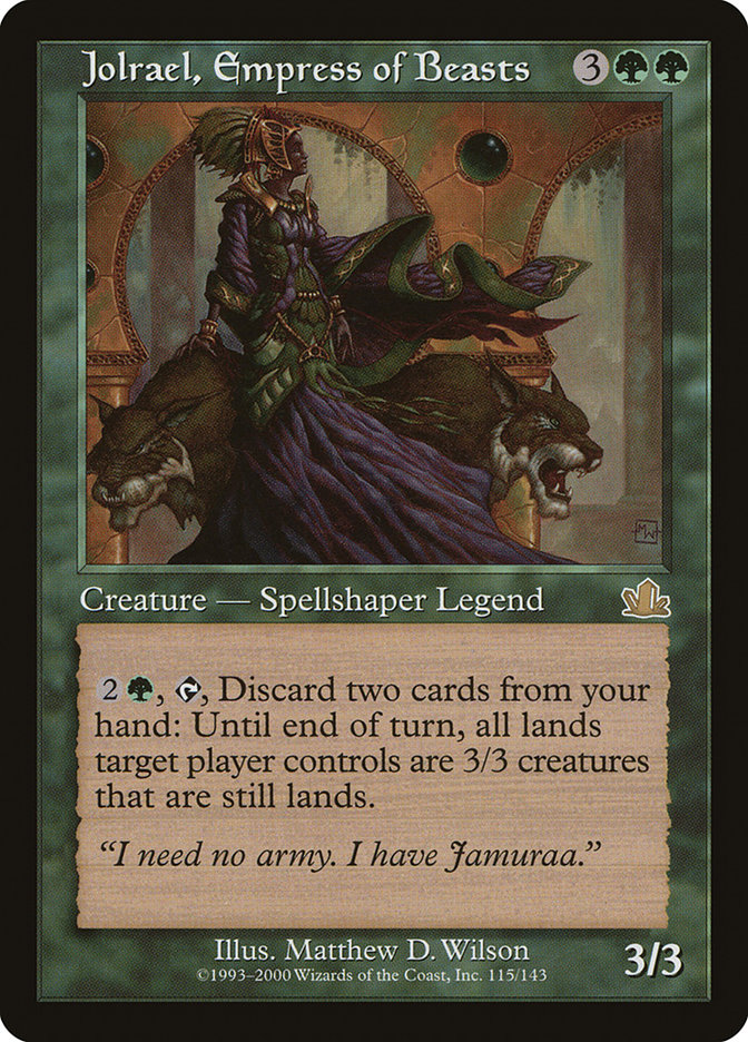 【foil.英語】獣たちの女帝ジョルレイル Jolrael Empress of foil.英語】獣たちの女帝ジョルレイル Jolrael Empress of
