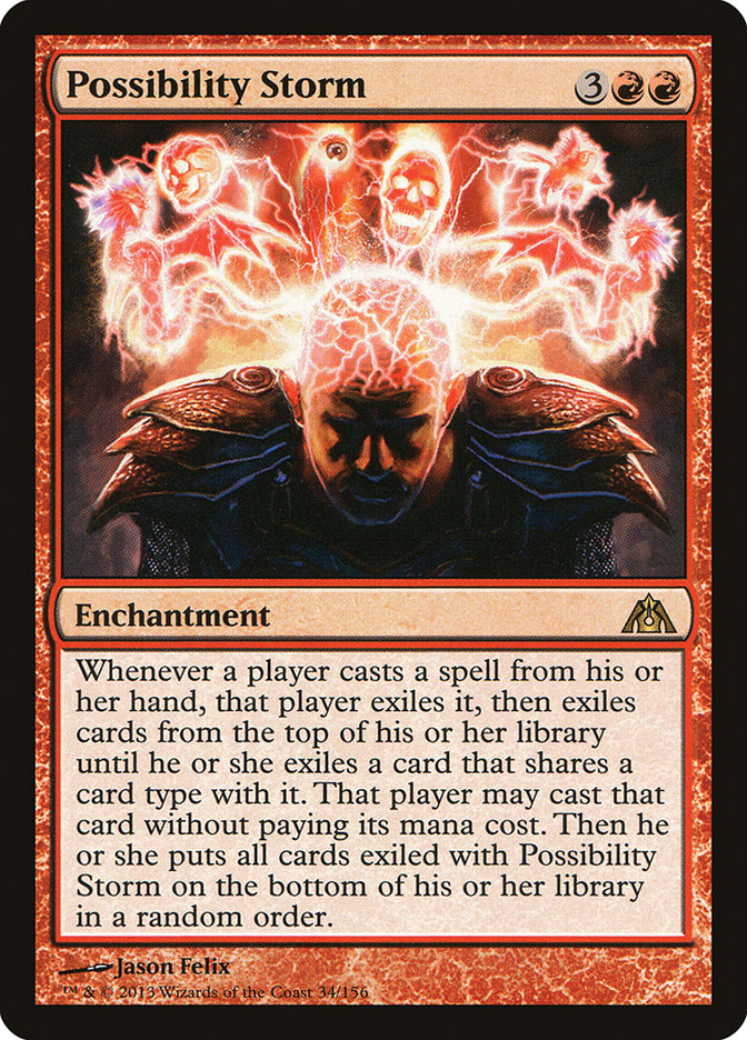 mtg all cards with storm Possibility Storm | Dragon's Maze