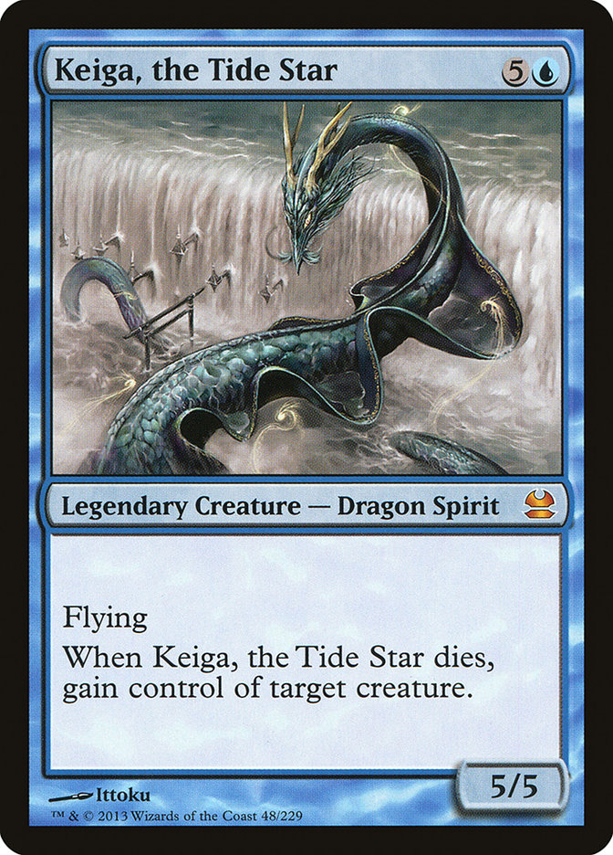 mtg Foil 潮の星、京河/Keiga, the Tide Star 日本語 KeigaTheTideStar__71951.