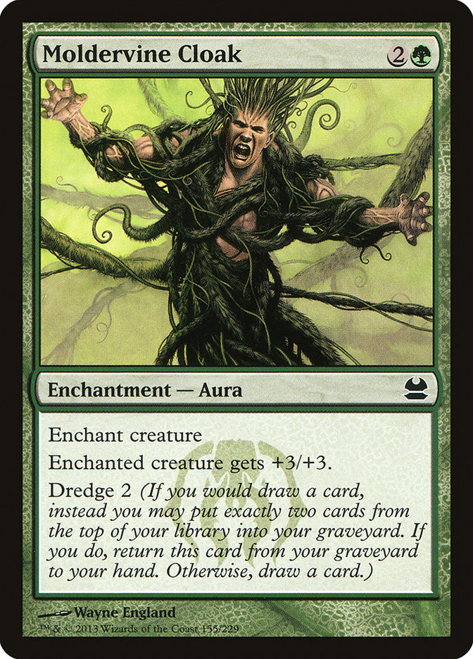 cloak the top card mtg Moldervine | Modern Masters Veiled Ascension