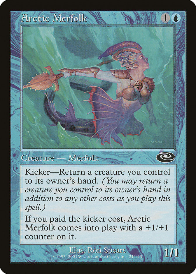 北極マーフォーク/Arctic Merfolk FOIL Arctic Merfolk | Planeshift | Star City Games