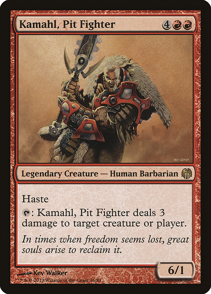 【希少Foil】ピット・ファイター、カマール KamahlPitFighter KamahlPitFighter__52449.
