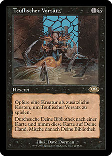 Magic The Gathering – Diabolic Intent (Intento Diabolico) – Carta Rara Dal Set Planeshift, Gioco Di Carte Collezionabili - 3