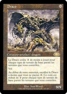 mtg ドラコDraco 英語foil1枚 MTG ドラコ 日本語 foil 初版 プレーンシフト 1枚の通販 リサ