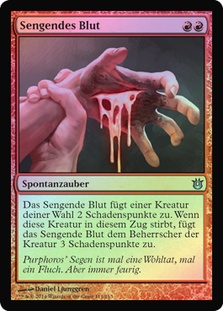 Searing Blood | Born of the Gods - German | Star City Games
