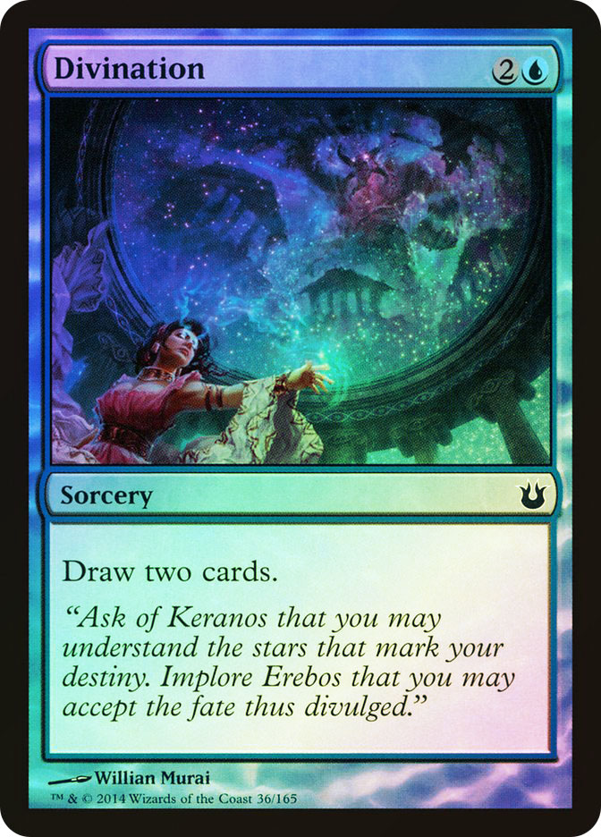 MTG【Foil】Deceptive Divination Scheming Symmetry Rainbow Foil MTG Secret Lair Deceptive