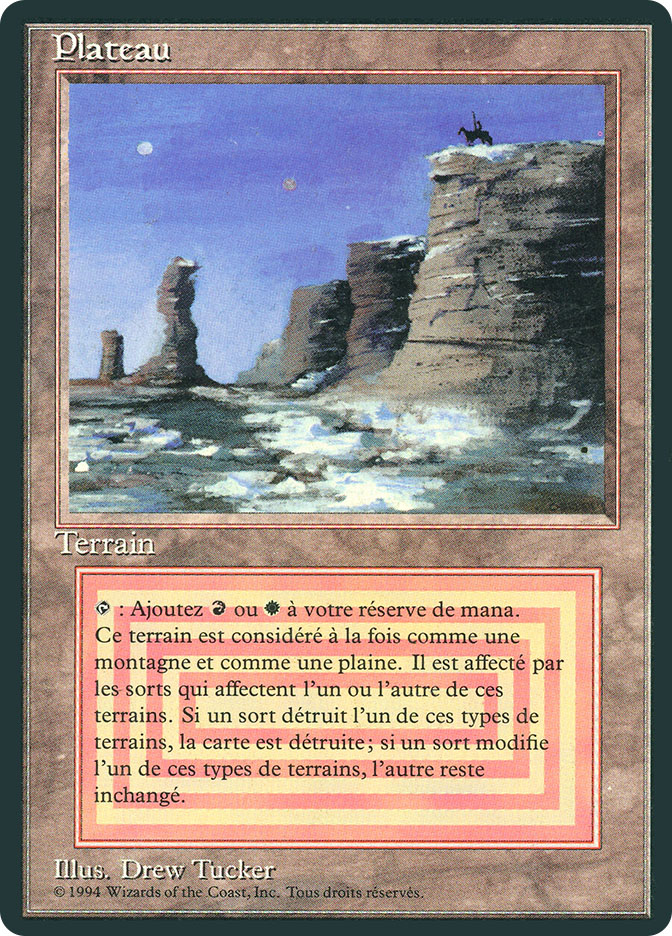 Plateau revised/3ed FBB IT デュアルランド MTG Plateau revised/3ed EN デュアルランド MTG - メルカリ