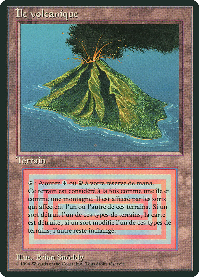 MTG Volcanic  英語版 Amazon.co.jp: MTG 3ED Volcanic Island 火山島 Revised 英語版