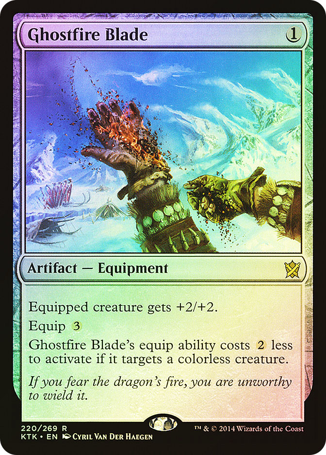 Ghostfire Blade | Khans of Tarkir | Star City Games