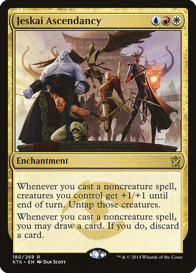 mtg jeskai cards Elite Monk Deck - Blue Red White - Very Powerful - Modern Legal - Custom Built Each instant and sorcery card in your graveyard gains flashback until end of turn Jeskai Ascendancy | Khans of