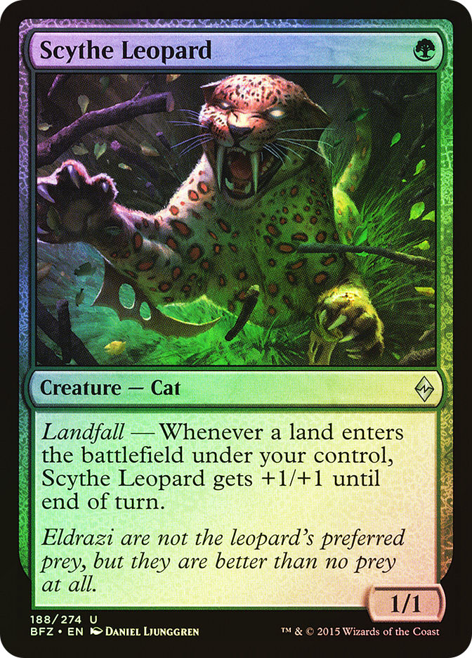 MTG 地の毒 LEA PSA7 ScytheLeopard__30918.