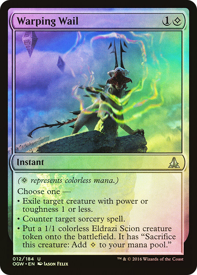 mtg foil cards warping Warping Wail | Oath of the Gatewatch
