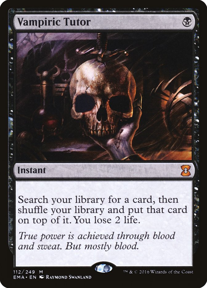MTG Vampiric Tutor インスタントカード　英語版 MTG Vampiric Tutor インスタントカード 英語版 Vampiric Tutor