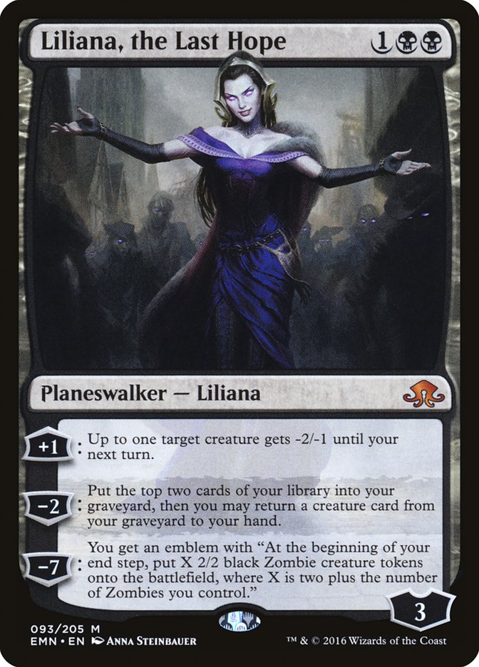 Liliana, the Last Hope テクスチャーFOIL★超希少★EN Liliana, the Last Hope | Eldritch Moon | Star City Games