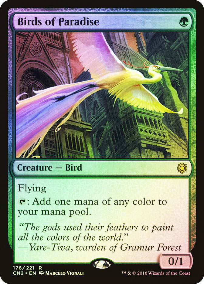 PSA10 mtg極楽鳥 Birds of Paradise 旧枠foil マジック：ザ