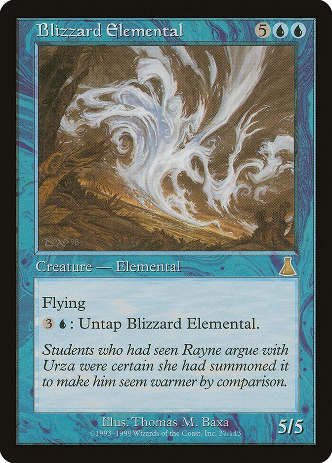 Blizzard Elemental | Urza's Destiny | Star City Games