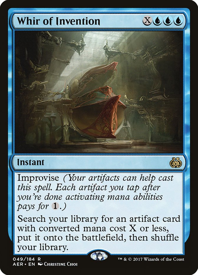 発明品の唸り/Whir of Invention foil 4枚セット Whir of Invention | Aether Revolt | Star City Games