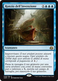 Magic: The Gathering - Whir Of Invention (Ronzio Dell'Invenzione) - Aether Revolt - Carta Singola MTG