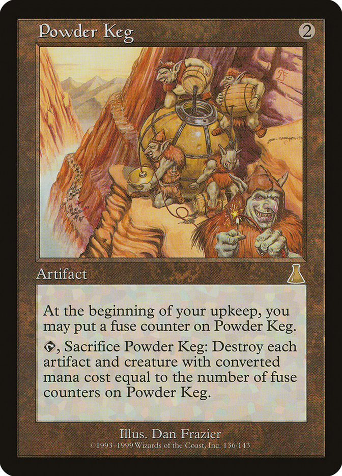 Powder Keg 火薬樽　foil mtg FOIL)火薬樽/Powder Keg《英語》【Magic Player Rewards】