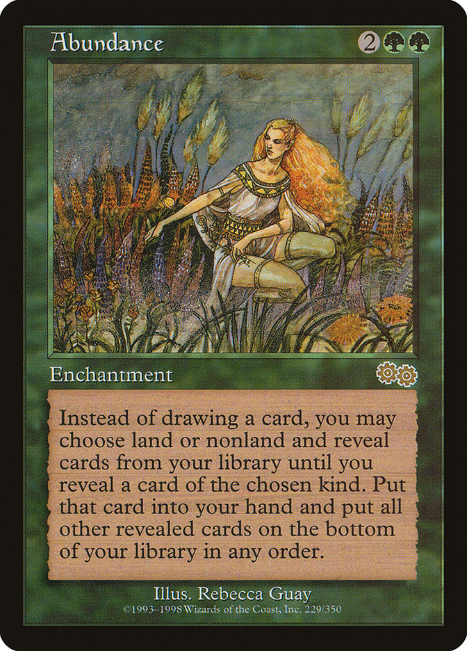 Abundance | Urza's Saga | Star City Games