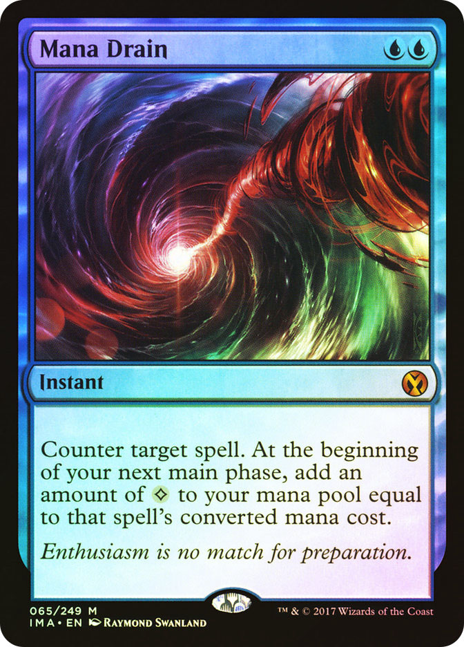 Mana Drain マナ吸収 FOIL MTG IMA Foil】《マナ吸収/Mana Drain》[IMA] 青R | 日本最大級 MTG通販