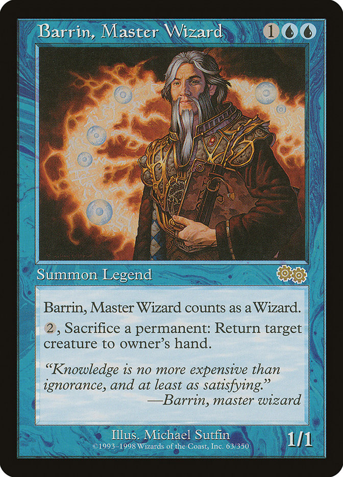 Barrin, Master Wizard | Urza's Saga | Star City Games
