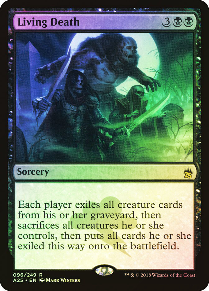 mtg cards like living death FOIL] - Judge Rewards Promos - English then puts all cards they exiled this way onto the battlefield. living death replacements? : r/mtgcube