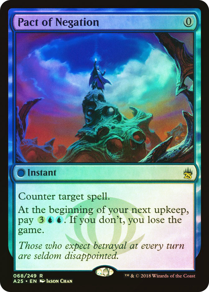 MTG 英語  【foil】 否定の契約 / Pact of Negation Pact of Negation | The Lord of the Rings: Tales of Middle