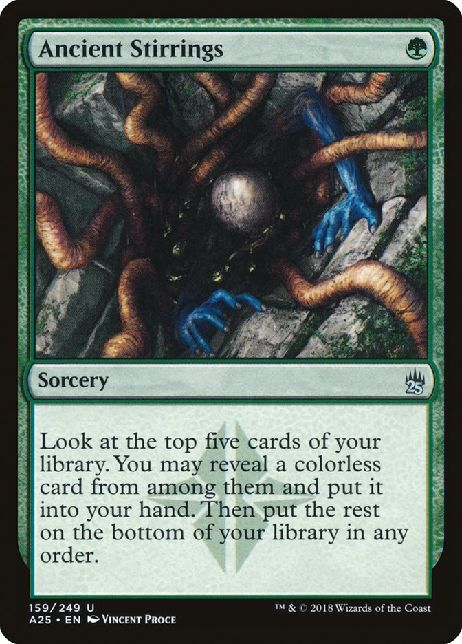 MTG　Ancient Stirrings　Foil　プロモ　4枚セット Ancient Stirrings | Masters 25 | Star City Games