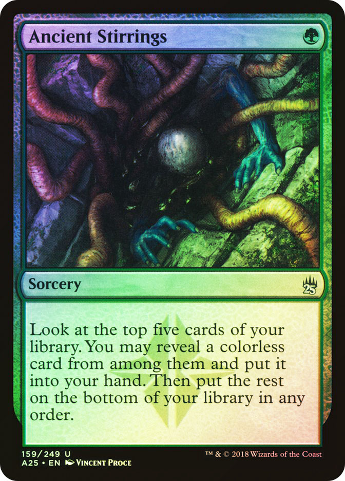 MTG　Ancient Stirrings　Foil　プロモ　4枚セット AncientStirrings__36084.