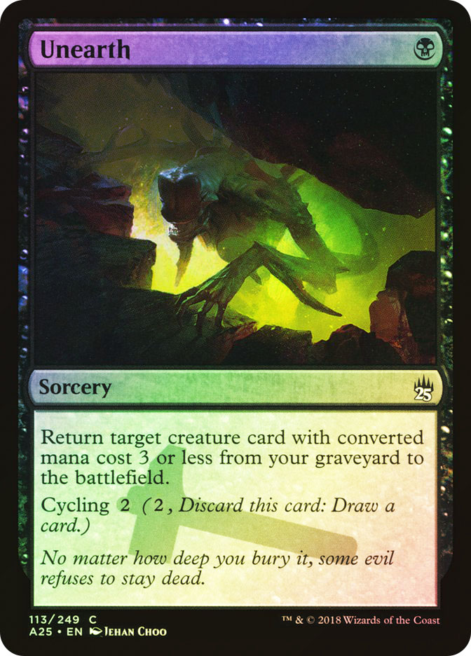 mtg cards like unearth - All with Unearth Draw a card.) MTG Unearth  Rules and
