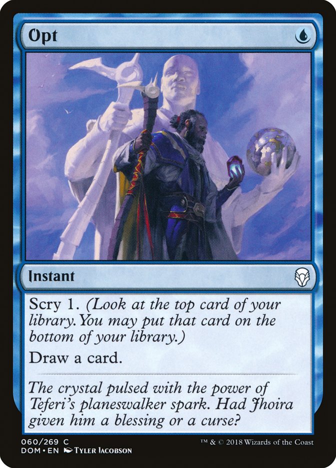 選択/Opt Foil 英語 4枚 MTG Opt | Dominaria | Star City Games