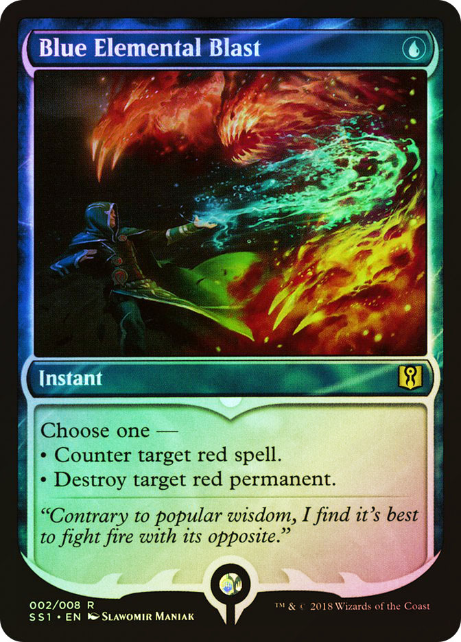 MTG 初版　alpha 青霊破　α Blue elemental blast BlueElementalBlast__38062.