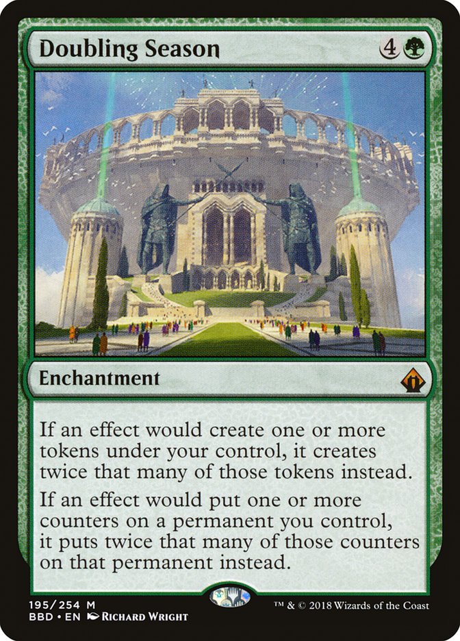 mtg battlebond cards Doubling Season | Battlebond