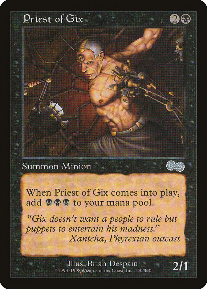 Priest of Gix | Urza's Saga | Star City Games