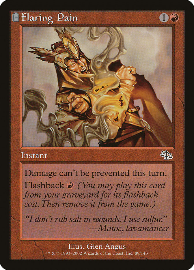 MTG 鋭い痛み/Flaring Pain 3枚セット FOIL Flaring Pain | Judgment | Star City Games