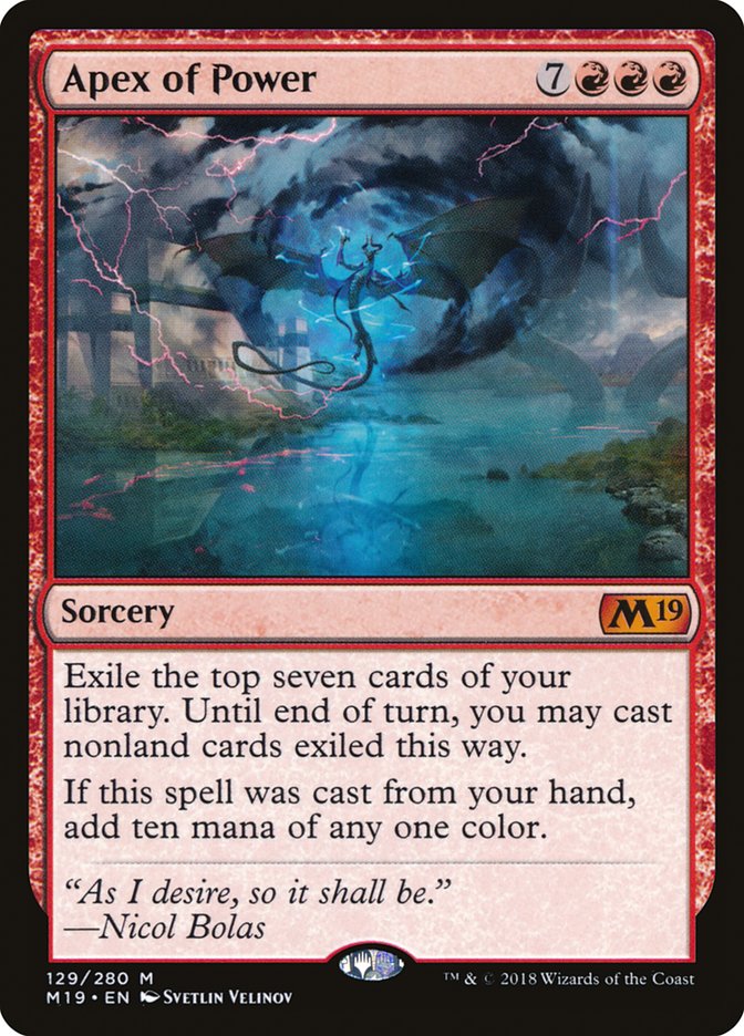 Apex of Power | Core Set 2019 | Star City Games