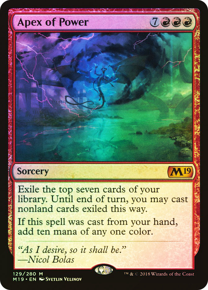 Apex of Power | Core Set 2019 | Star City Games