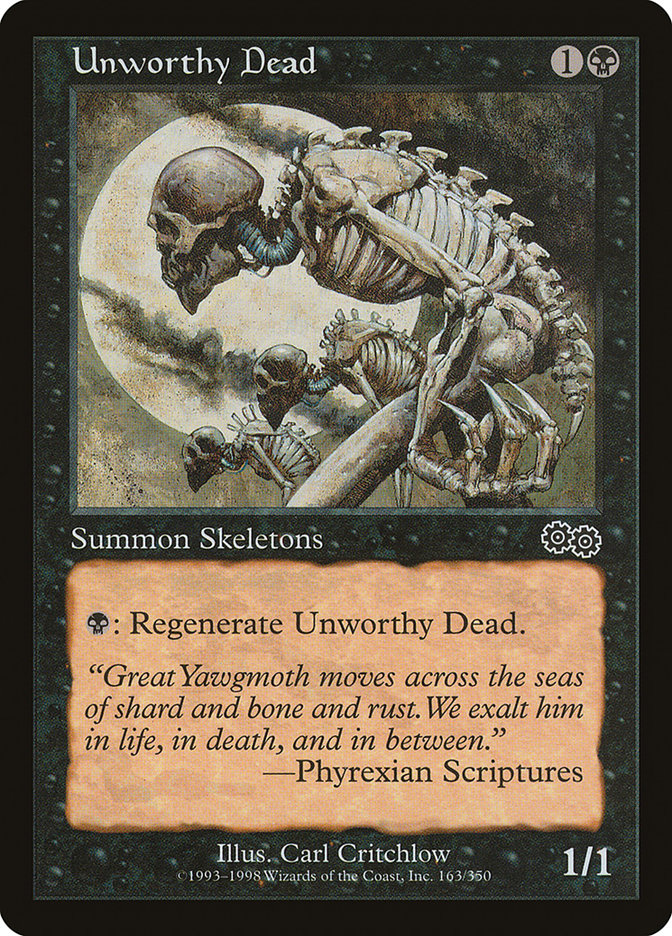 【SAKU様用】MY OWN GRAVE / Necrology Unworthy Dead | Urza's Saga | Star City Games