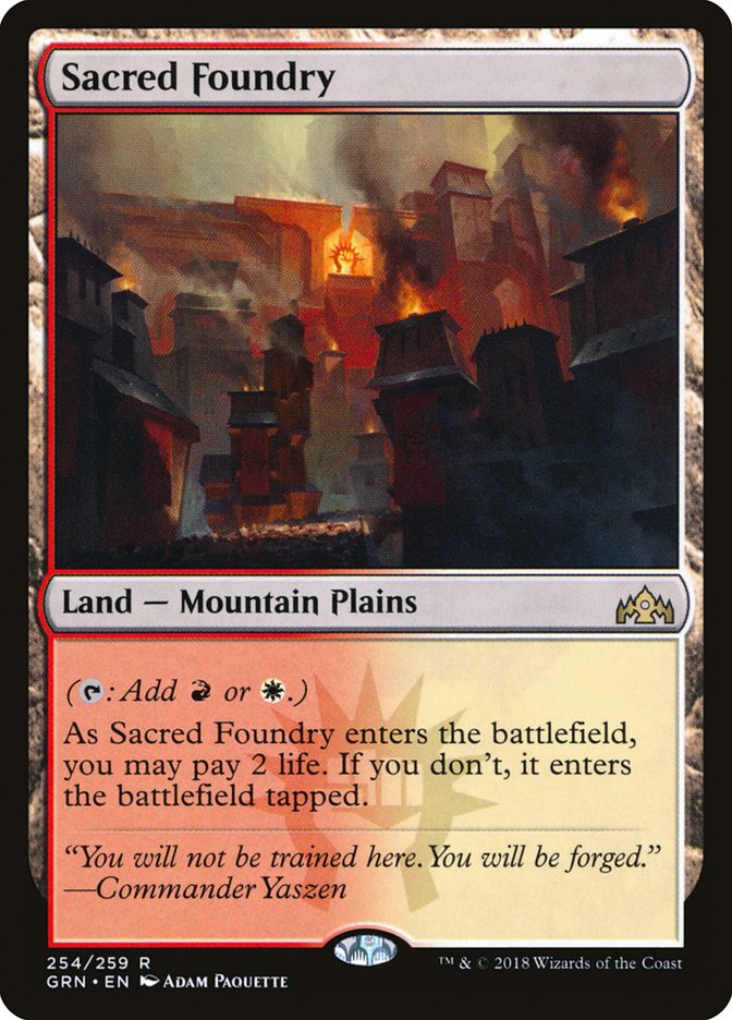 MTG Sacred Foundry Foil ラヴニカ：ギルドの都 Sacred Foundry | Guilds of Ravnica | Star City Games