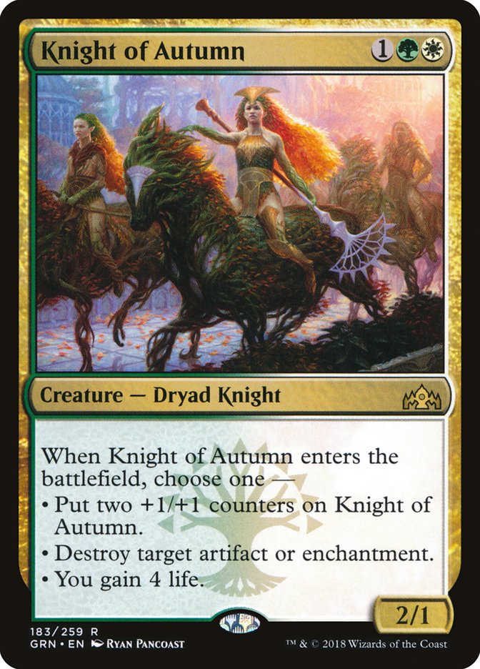 Knight of Autumn | Guilds of Ravnica | Star City Games