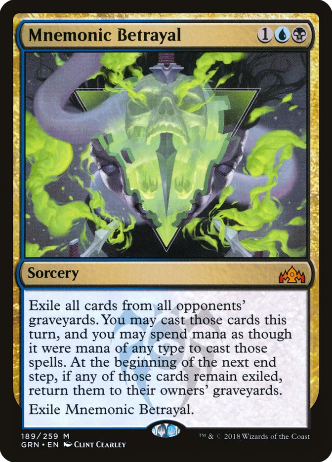 Mnemonic Betrayal | Guilds of Ravnica | Star City Games