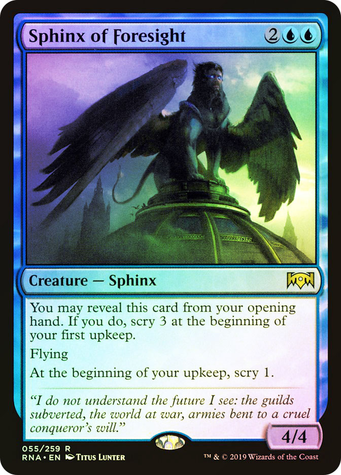 Sphinx of Foresight | Ravnica Allegiance | Star City Games