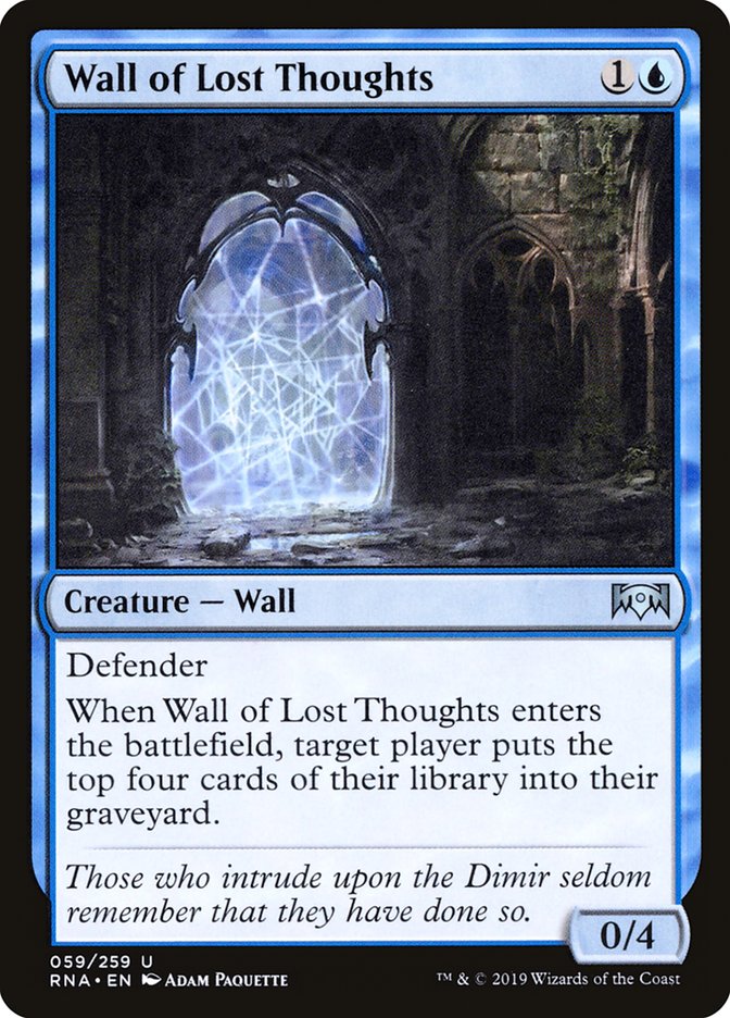 Wall of Lost Thoughts | Ravnica Allegiance | Star City Games