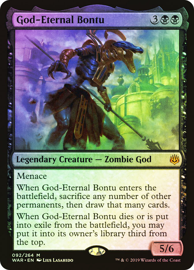 永遠神バントゥ/God-Eternal Bontu SDCC2019 mtg God-Eternal Bontu | War of the Spark | Star City Games